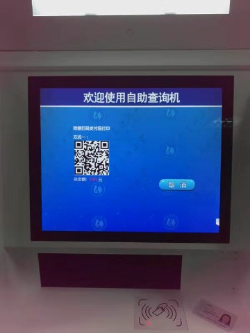 查问打印付费界面 查问打印付费界面